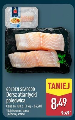 Dorsz atlantycki polędwica Nord capital promocja w Aldi