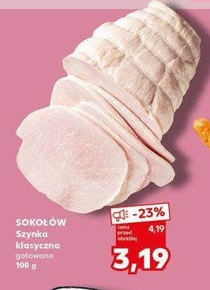Szynka klasyczna gotowana Sokołów promocja