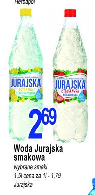 Woda truskawkowa Jurajska promocja