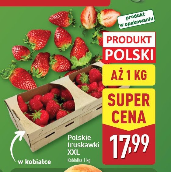 Truskawki polskie promocja w Aldi