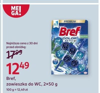 Zawieszka do WC Bref promocja w Rossmann