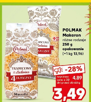 Makaron ryż Polmak promocja