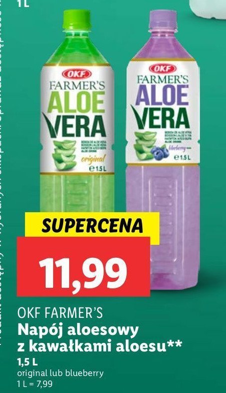 Nap贸j aloesowy Okf farmer's aloe vera promocja