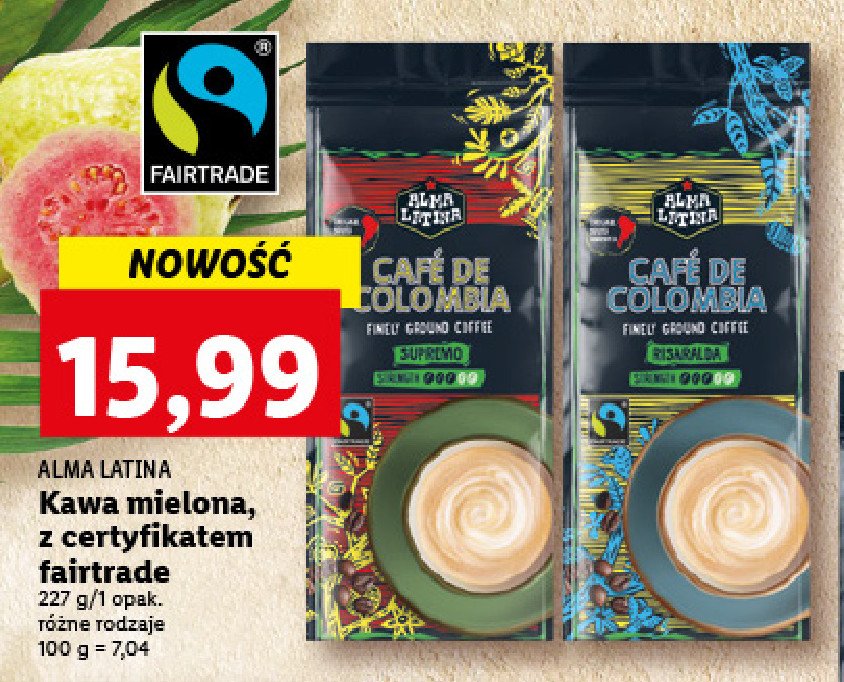 Kawa Alma latina cafe de colombia supromo promocje