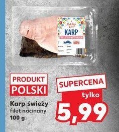 Karp świeży filet nacinany K-classic stąd takie dobre! promocja