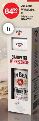 Whisky Jim Beam White Label 1l promocja w Żabka