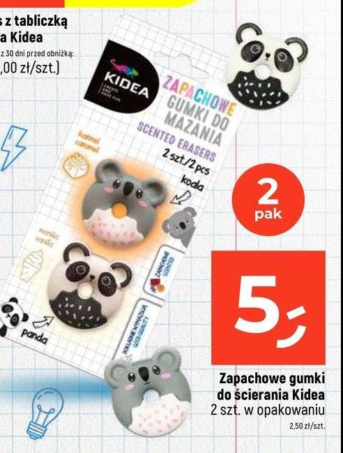 Gumki zapachowe Kidea promocja