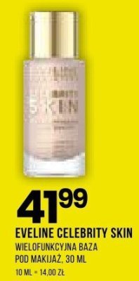 EVELINE CELEBRITY SKIN WIELOFUNKCYJNA BAZA POD MAKIJAŻ 30 ML promocja w Drogerie Natura