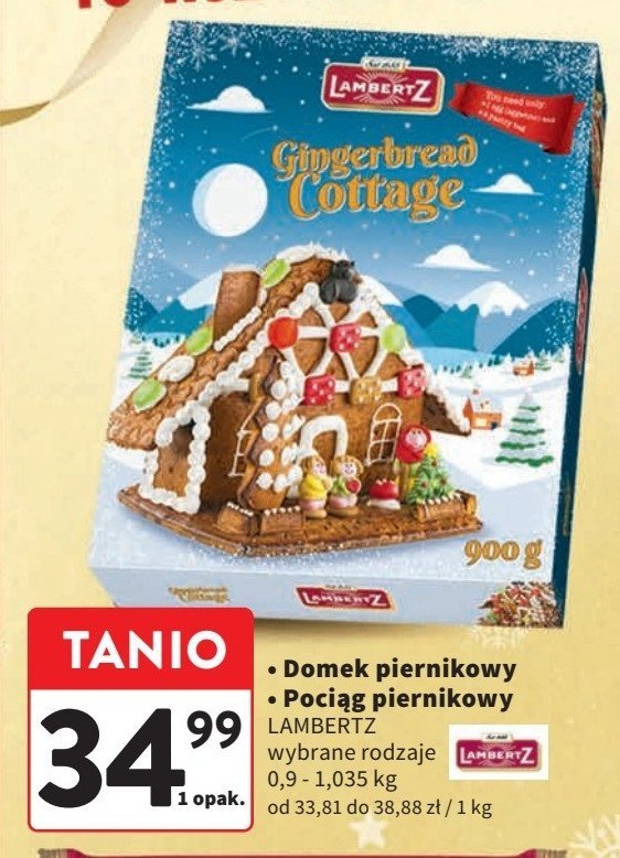 Domek piernikow Lambertz promocja