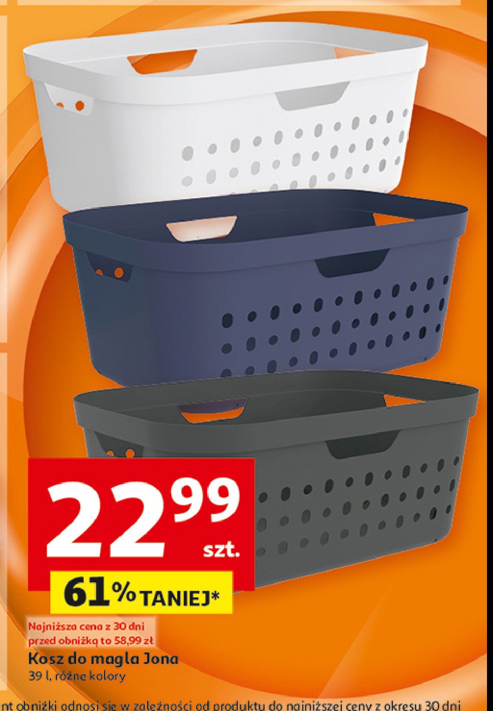 Kosz do magla jona 39 l promocja w Auchan