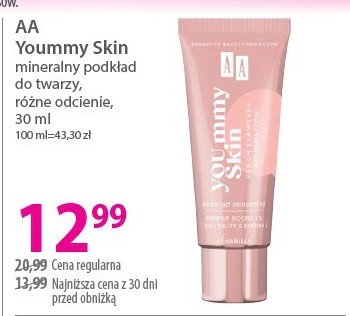 Podkład Aa yoummy skin promocja w Hebe