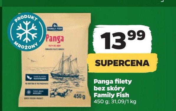 Panga filet bez skóry Family fish promocja