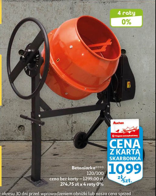 Betoniarka promocja w Merkury Market