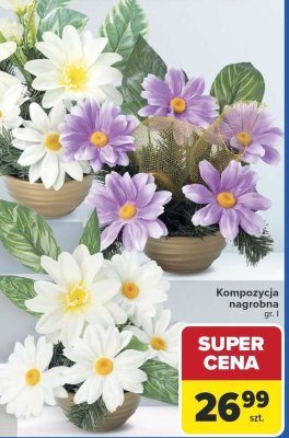 Kompozycja nagrobna Carrefour promocja