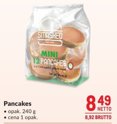 Pancakes z sosem malinowym Szamamm promocja w Makro