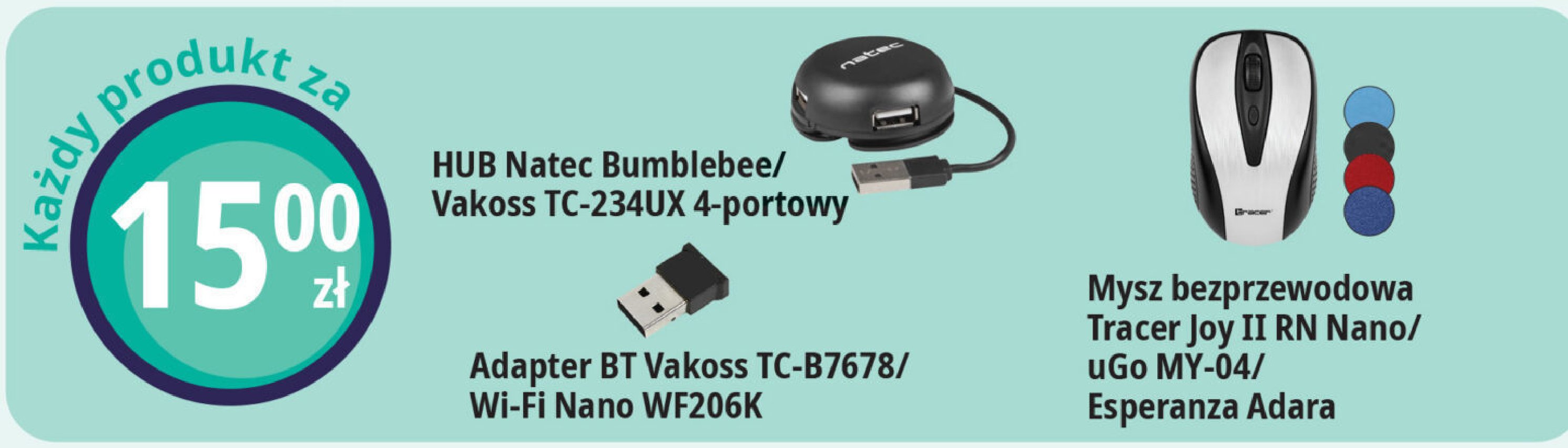 Adapter wi fi nano wf206k Vakoss promocja