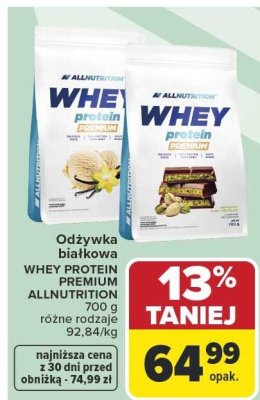 Odżywka białkowa WHEY PROTEIN PREMIUM  promocja w Carrefour