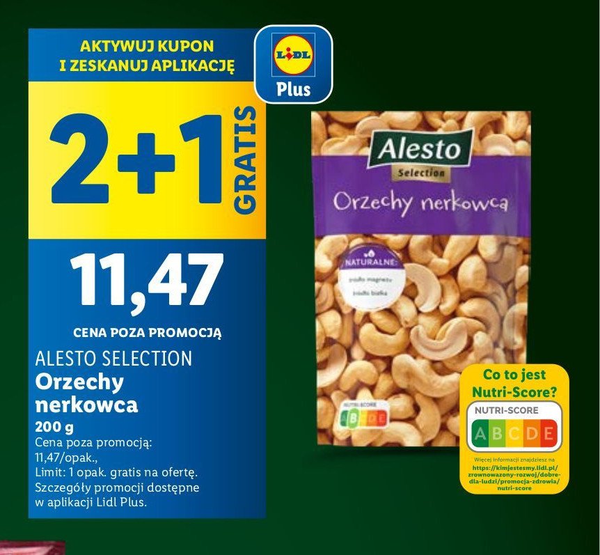 Orzechy nerkowca Alesto promocja