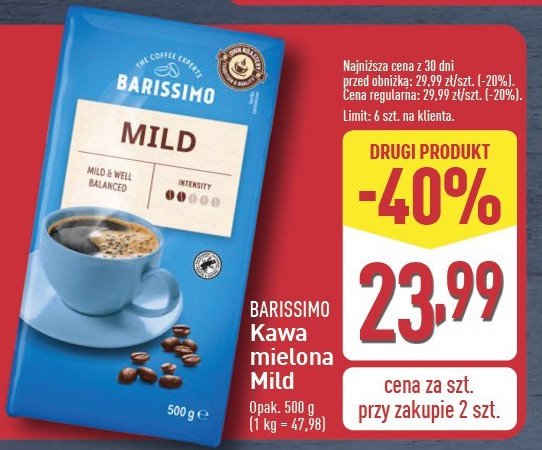 Kawa Barissimo mild promocja