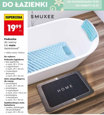 Poduszka kąpielowa promocja w Biedronka