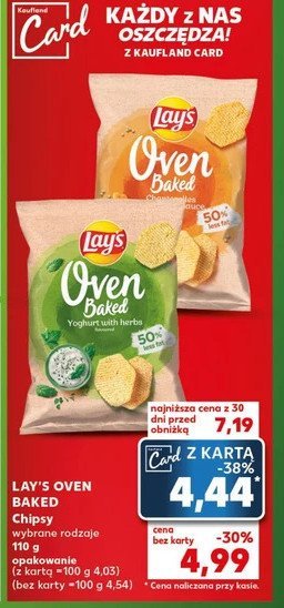 Chipsy jogurt z ziołami Lay's oven baked (prosto z pieca) Frito lay lay's promocja