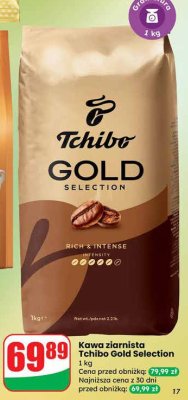 Kawa ziarnista Tchibo Gold Selection promocja w Dino