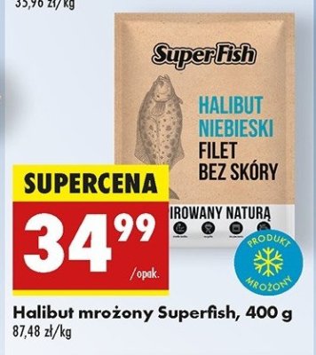 Halibut niebieski Superfish promocja