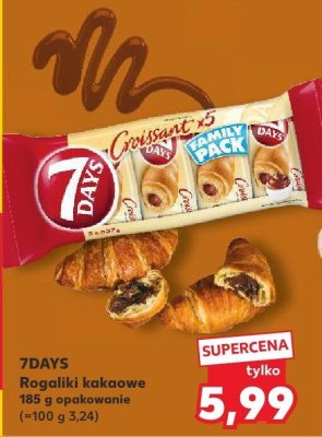 Rogaliki kakaowe 7DAYS 60 g opakowanie promocja w Kaufland