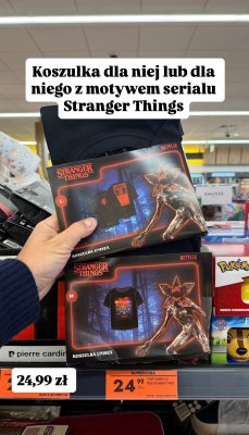 Koszulka Stranger Things Unisex rozmiar L promocja w Biedronka