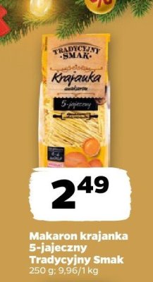 Makaron krajanka 5-jajeczny Tradycyjny Smak promocja w Netto