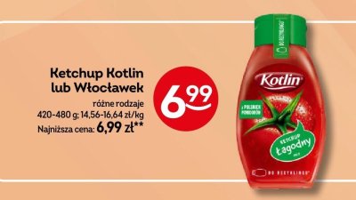 Ketchup Kotlin lub Włocławek różne rodzaje promocja w Żabka