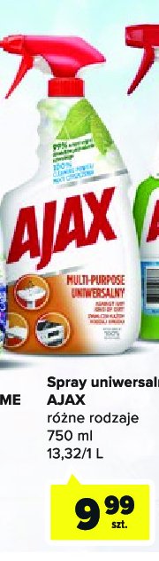 Płyn do czyszczenia spray Ajax . promocje