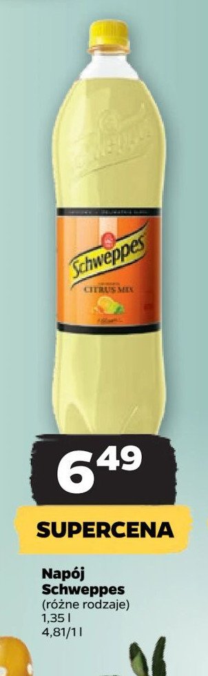 Napój citrus mix Schweppes promocja
