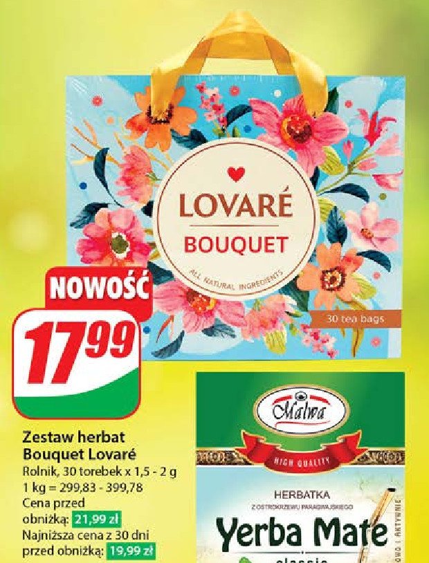 Kolekcja herbat bouquet Lovare promocja
