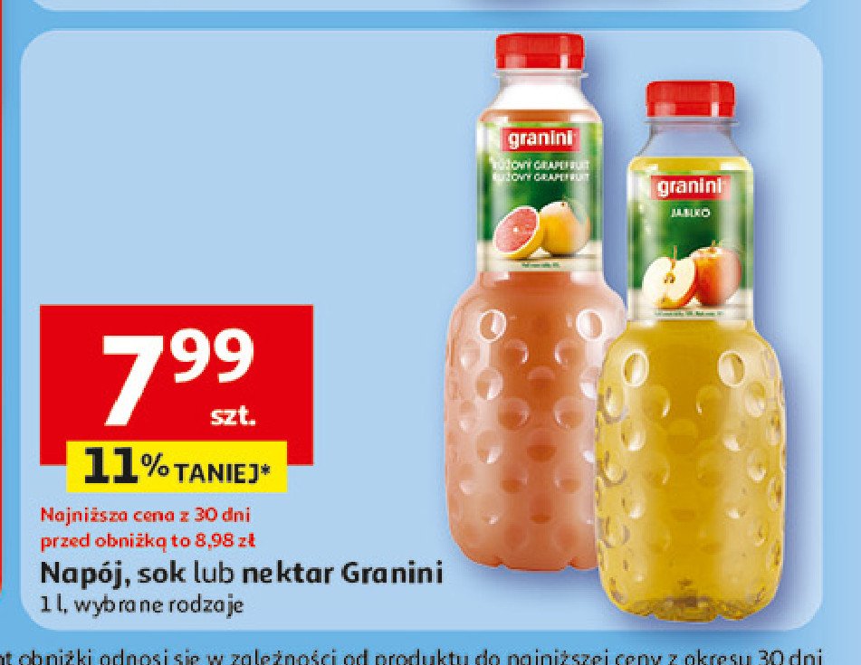 Sok jabłkowy Granini promocja w Auchan