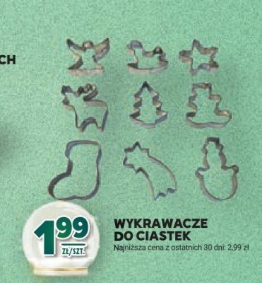 Wykrawacze do ciastek promocja w Stokrotka