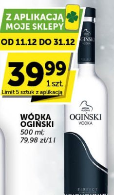 Wódka Ogiński promocja w Groszek
