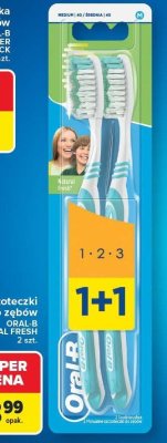 Szczoteczki do zębów Natural Fresh Oral-B promocja w Carrefour