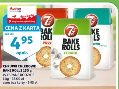 Bake rolls pizza 7 days bake rolls promocja