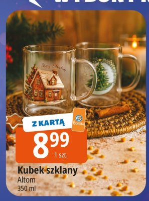 Kubek szklany promocja w Leclerc