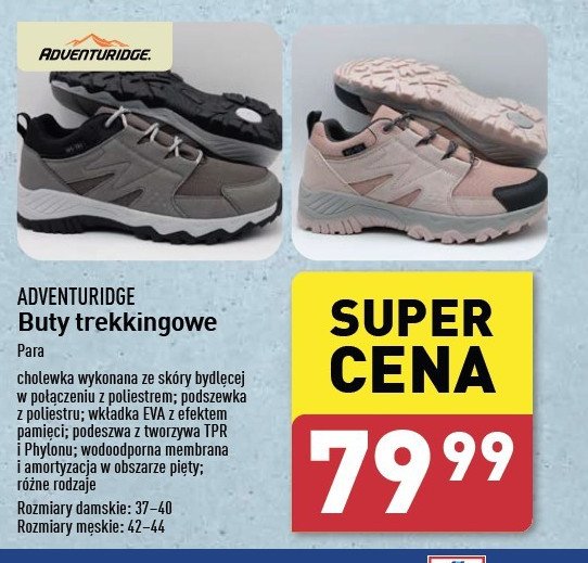 Buty trekkingowe 37-40 ADVENTURIDGE promocja