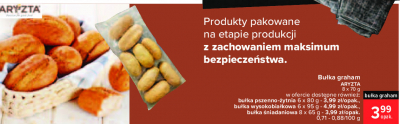 Bułka śniadaniowa Aryzta promocja