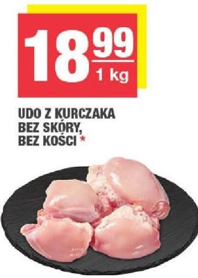 Mięso udo z kurczaka bez skóry, bez kości promocja w SPAR