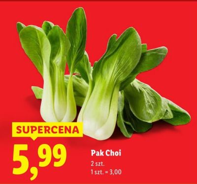 Pak Choi 2 szt. promocja w Lidl