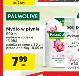 Mydło w płynie milk & orchid - zapas Palmolive naturals promocja w Carrefour