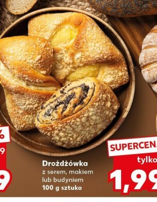 Drożdżówka z makiem  promocja w Kaufland