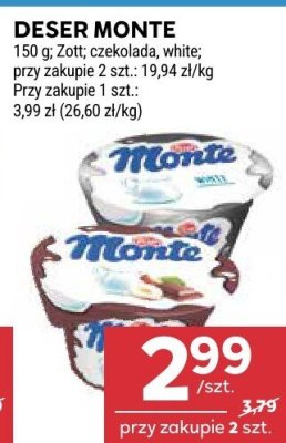 Deser Monte promocja w Stokrotka