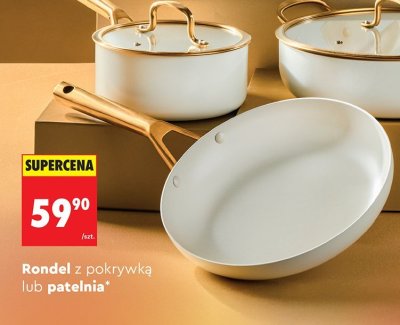 Rondel z pokrywką / patelnia  promocja w Biedronka