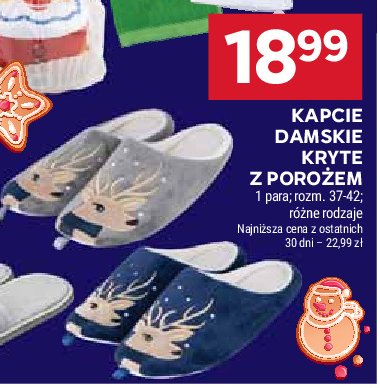 Kapcie damskie zakryte promocja