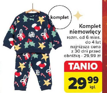 Komplet niemowlęcy promocja w Carrefour Market